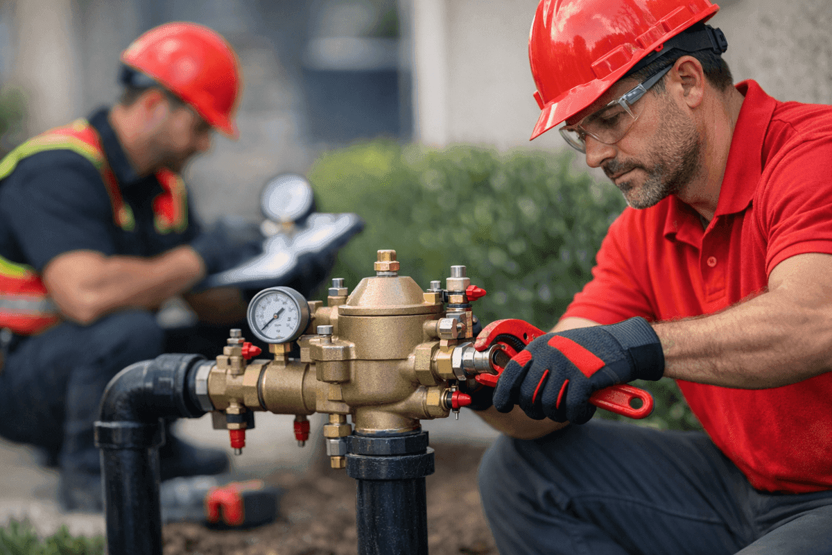 Backflow Prevention service by La Mesa CA Plumber