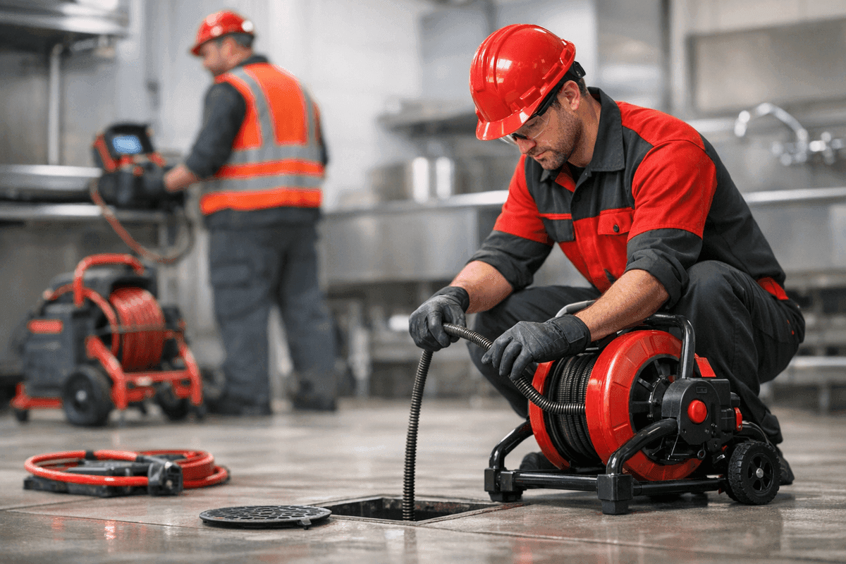 Commercial Drain Maintenance service by La Mesa CA Plumber