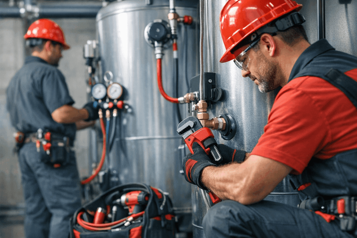 Commercial Water Heaters service by La Mesa CA Plumber