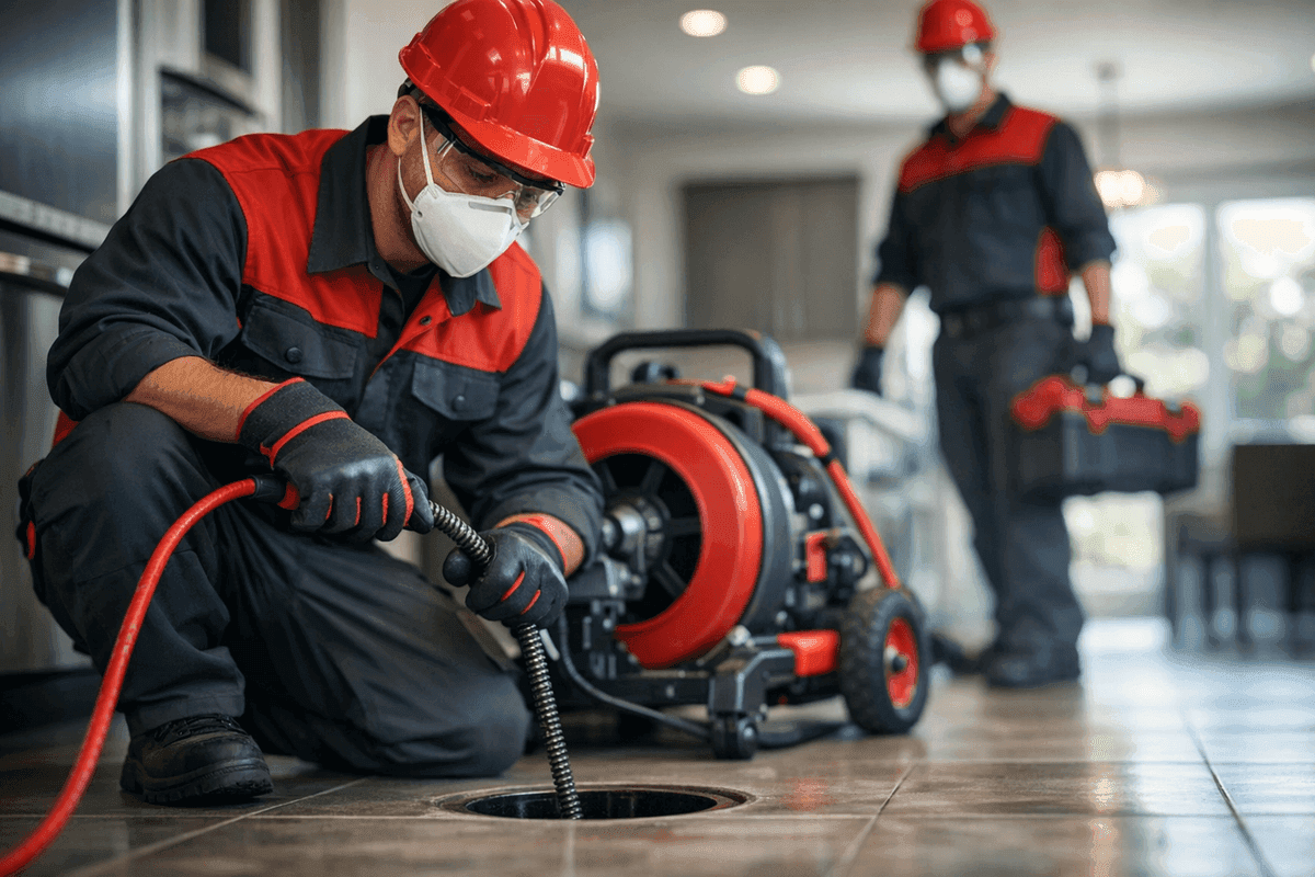 Drain Cleaning service by La Mesa CA Plumber