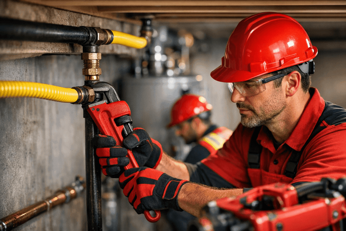 Gas Line Installation service by La Mesa CA Plumber