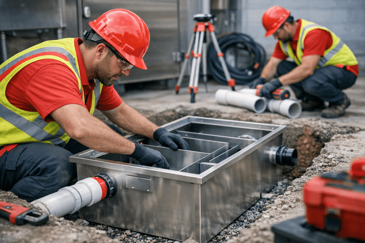 Grease Trap Installation service by La Mesa CA Plumber