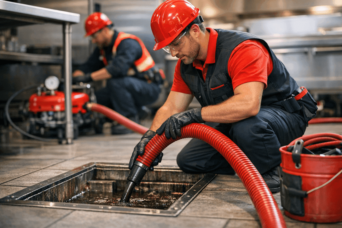 Grease Trap Maintenance service by La Mesa CA Plumber