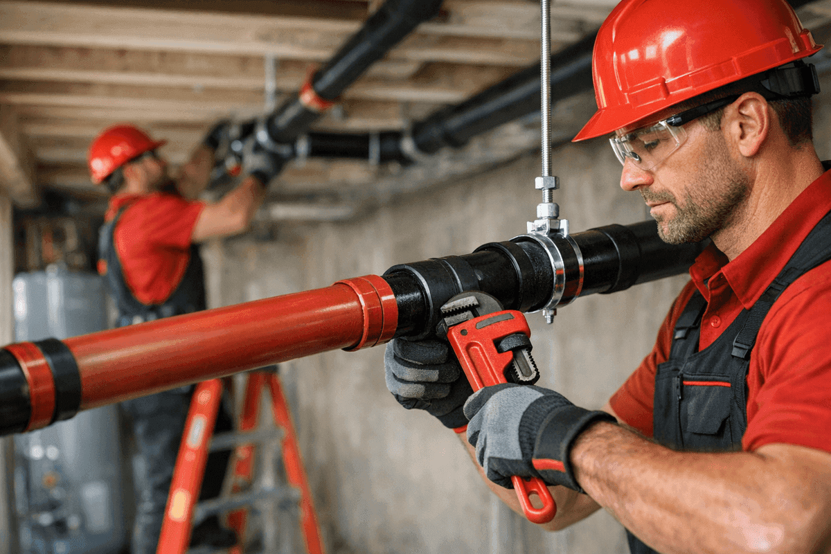 Pipe Installation service by La Mesa CA Plumber