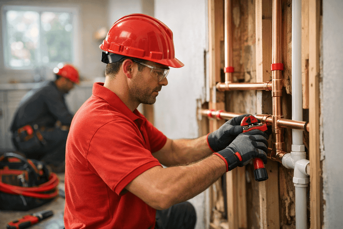 Repiping service by La Mesa CA Plumber