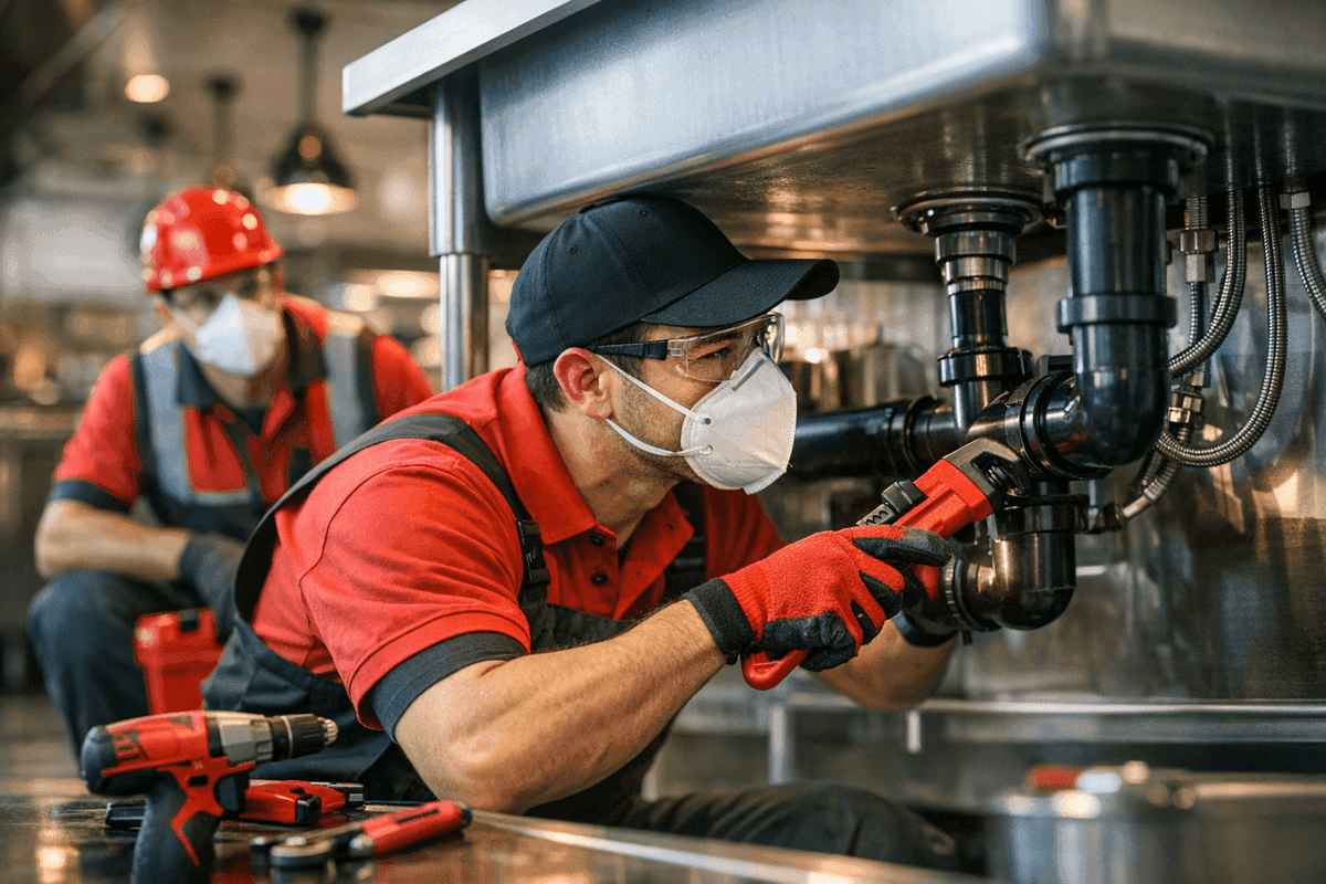 Restaurant Plumbing service by La Mesa CA Plumber
